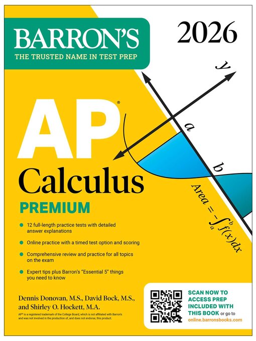 Cover image for AP Calculus Premium, 2026